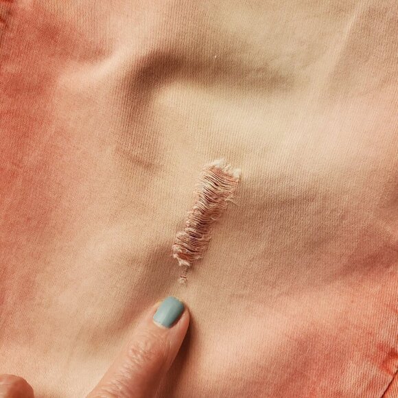 ANTONY MORATO Krop Loose Tapered Leg Pink Peach 100% Cotton Jeans US 32 - Picture 16 of 16